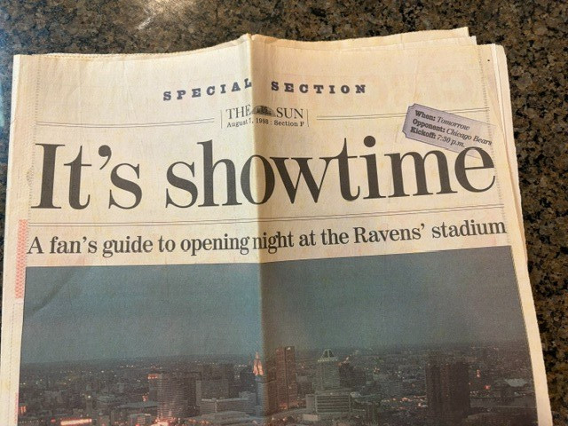 Special Edition, The Sun, It's Showtime at Ravens Stadium