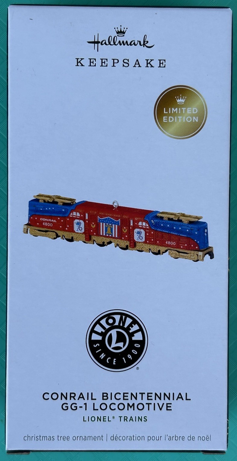 2026 Hallmark Lionel Conrail Bicentennial GG-1 Locomotive Limited Edition - New