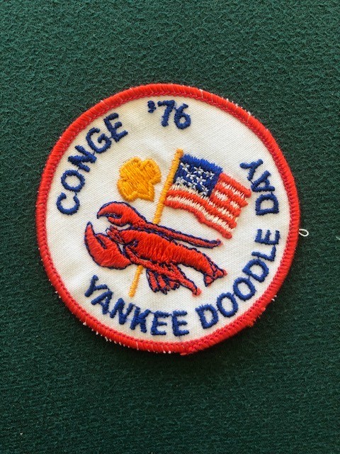 Vintage Girl Scout Patch - Conge \'76 - Yankee Doodle Day - Louisiana
