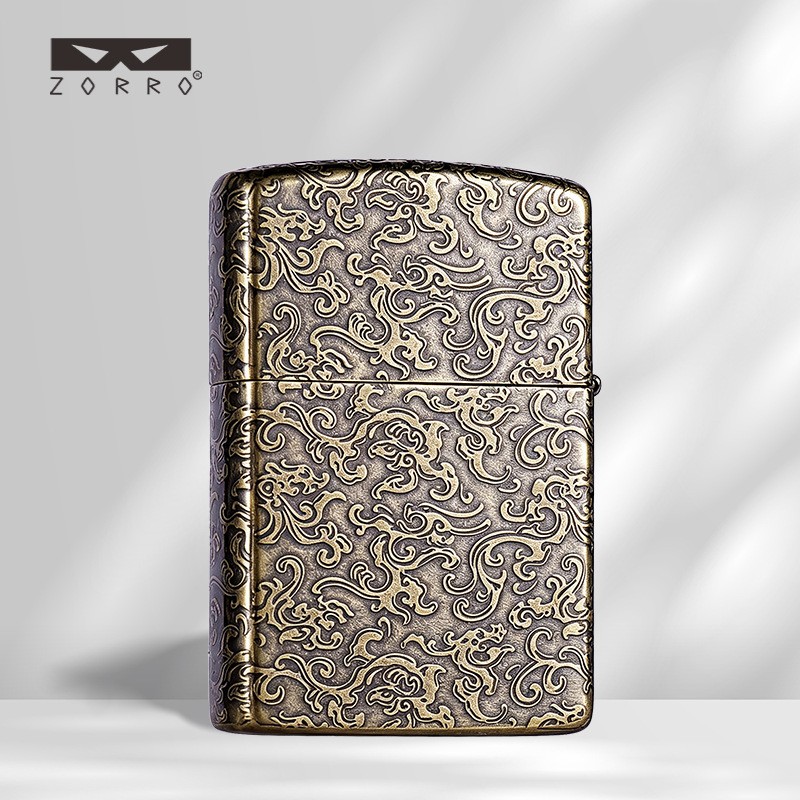 ZORRO Unique Shape Kerosene Lighter, Creative & Individual Design Windproof
