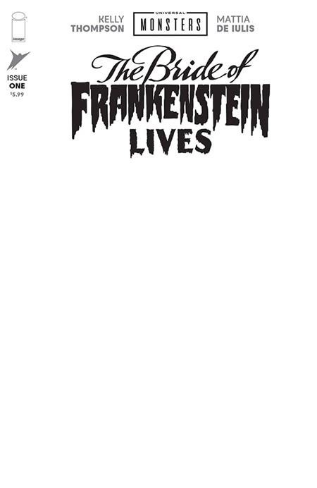 Bride of Frankenstein Lives #1 Blank Variant PRESALE 10/28/26
