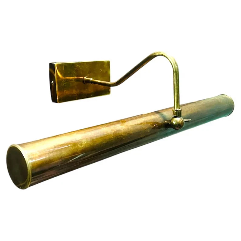 Vintage Brass Picture Light Wall Mounted Art Painting Display Lamp - 18 inch