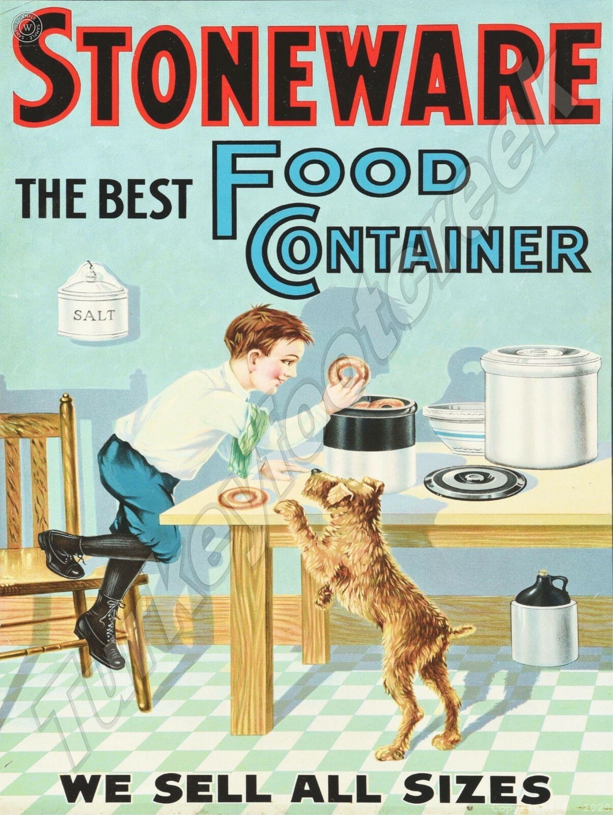 Stoneware Food Container 9\