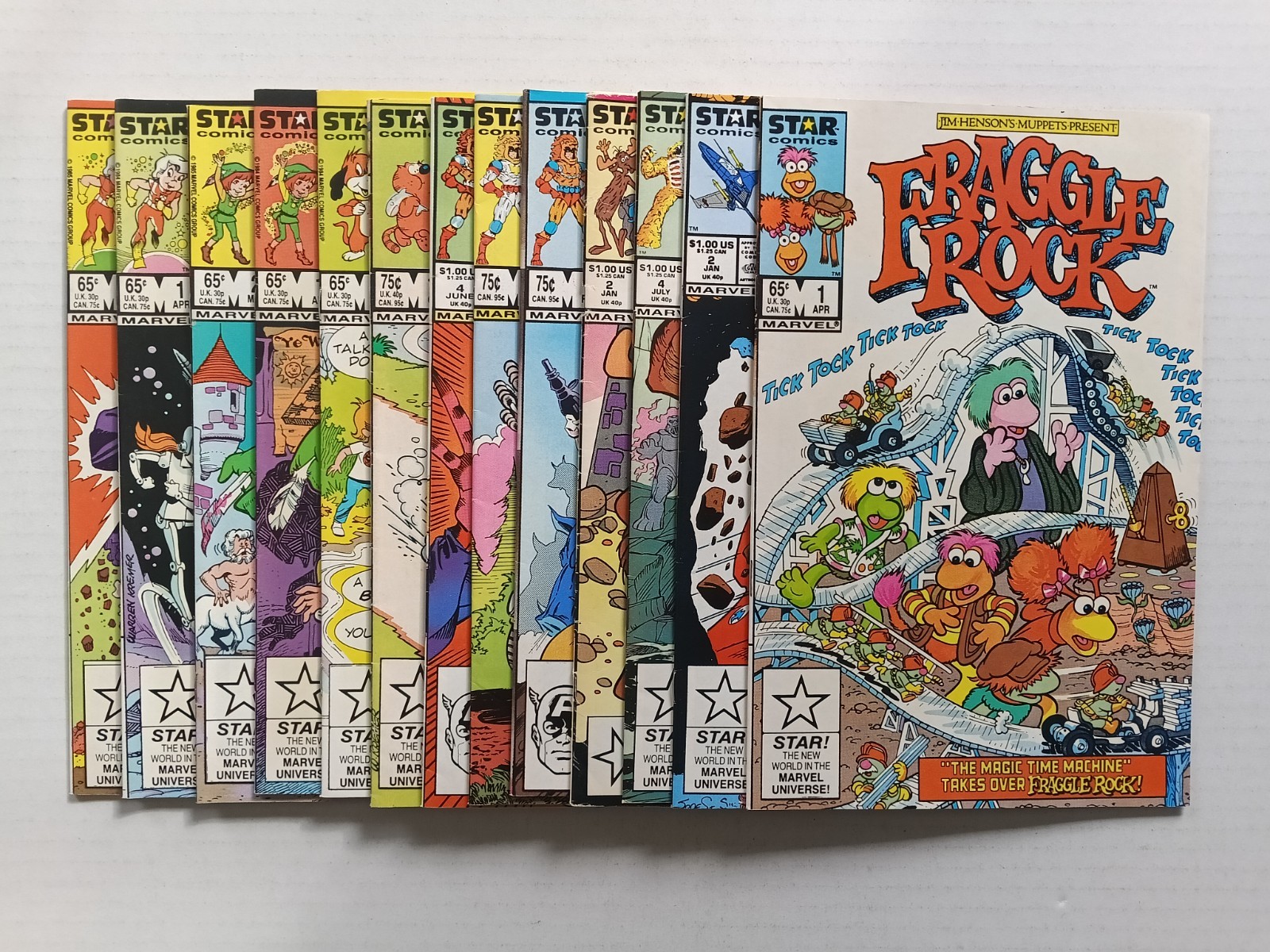 Marvel / Star Comics: 13 Issue Lot of Various Titles -Fraggle Rock- Marvel / Star Comics: 13 Issue Lot of Various Titles -Fraggle Rock-