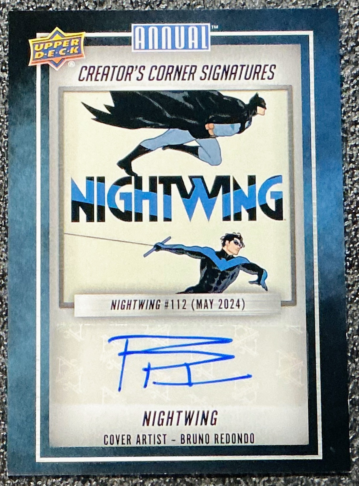 Nightwing 2023-24 UD DC Annual #CCA-BR Creator's Corner Signatures