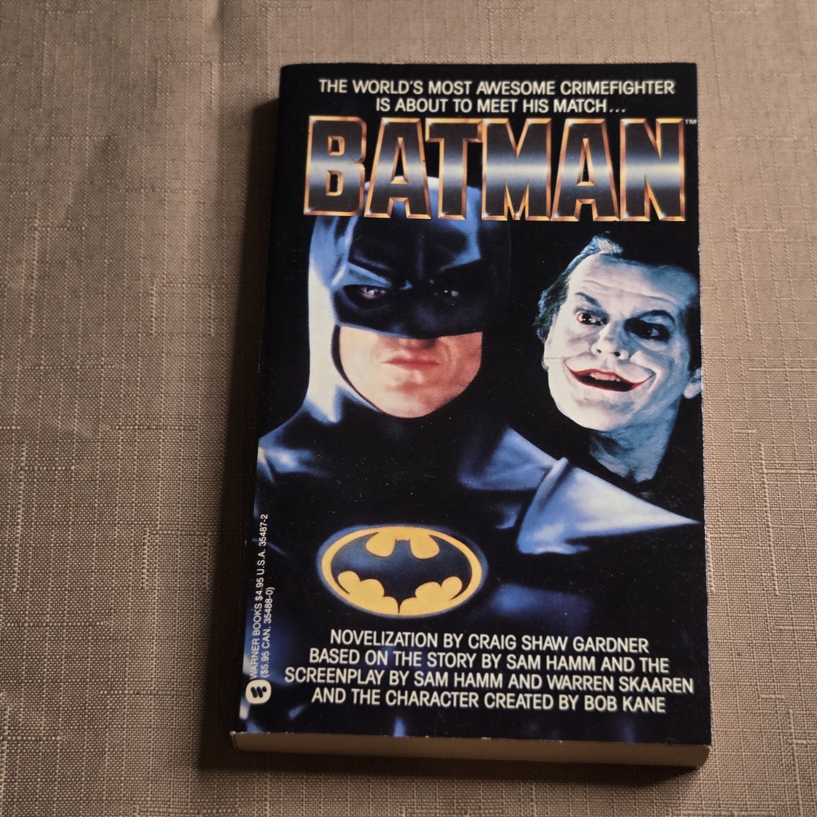 Coll/VTG: 1st/1st 1989 Batman By C.S. Gardner (0446354872)