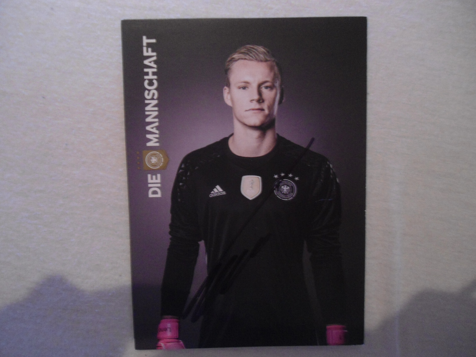 Bernd Leno autograph card postcard DFB Confed Cup 2017 original signed LOOK NEW TOP