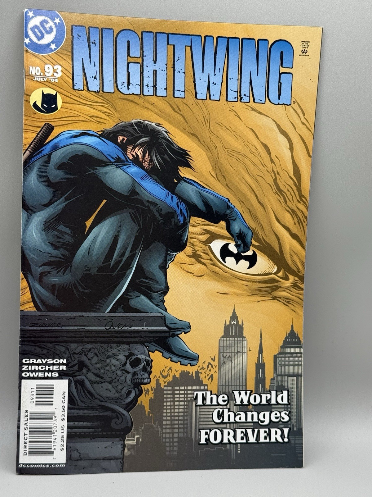 NIGHTWING #93 CONTROVERSIAL ASSAULT ISSUE COVER 2004 DC COMICS