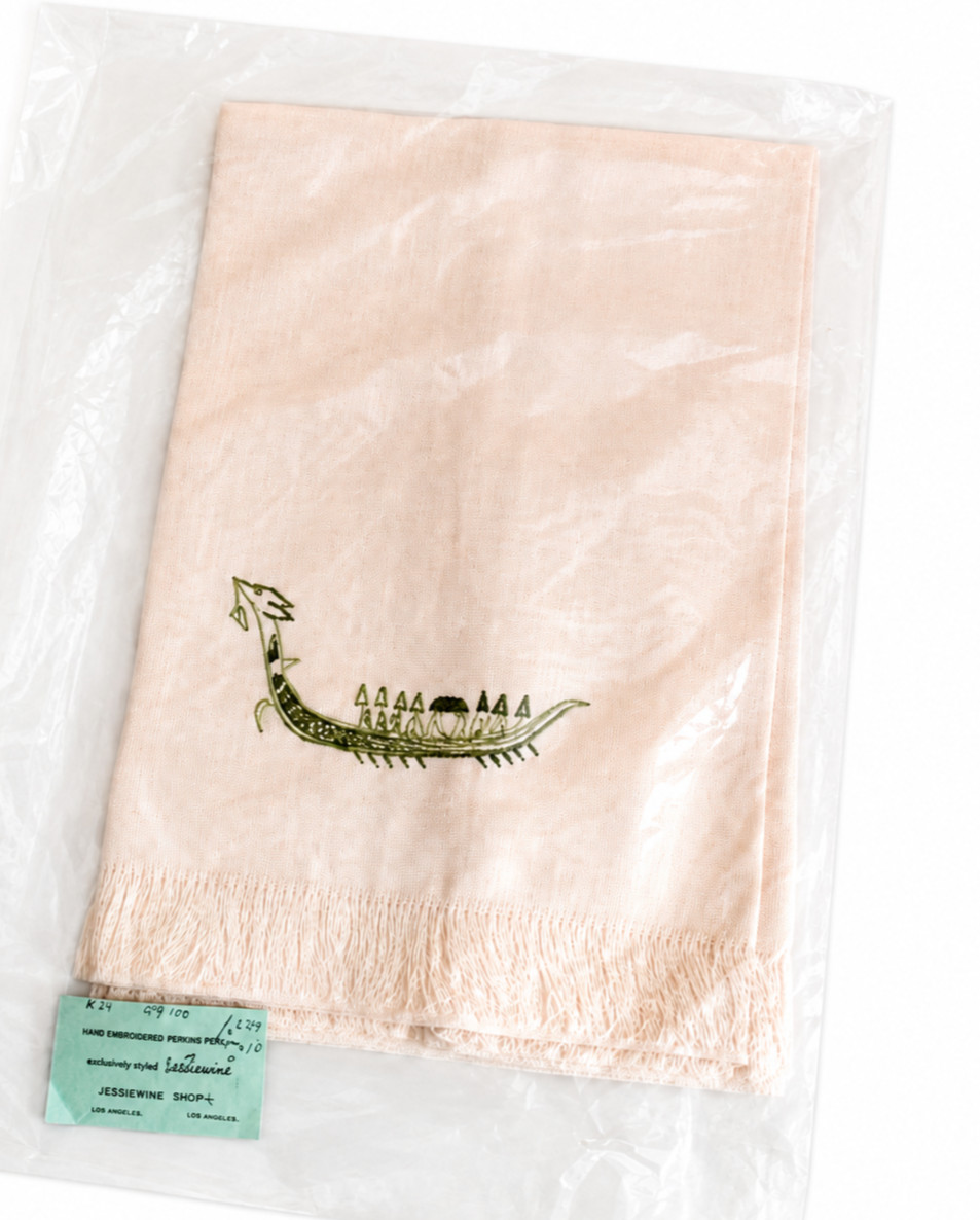 60s 70s Vintage Thailand Missionary Hospital Towel Leprosy Dept Manorom Unused