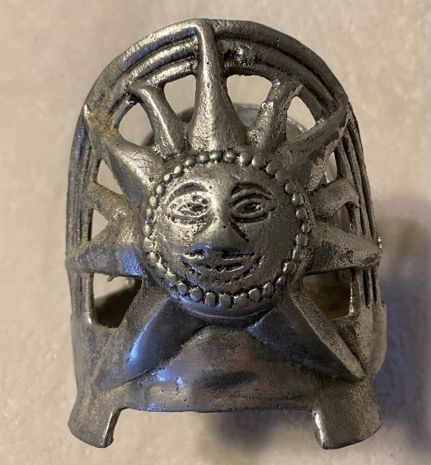 Vintage Fine Pewter Celestial Sun Piece Very Nice 🔥