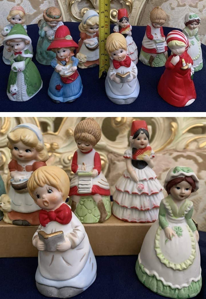 Vintage Jasco JSNY Merri Bell Porcelain Figurines Lot of 10