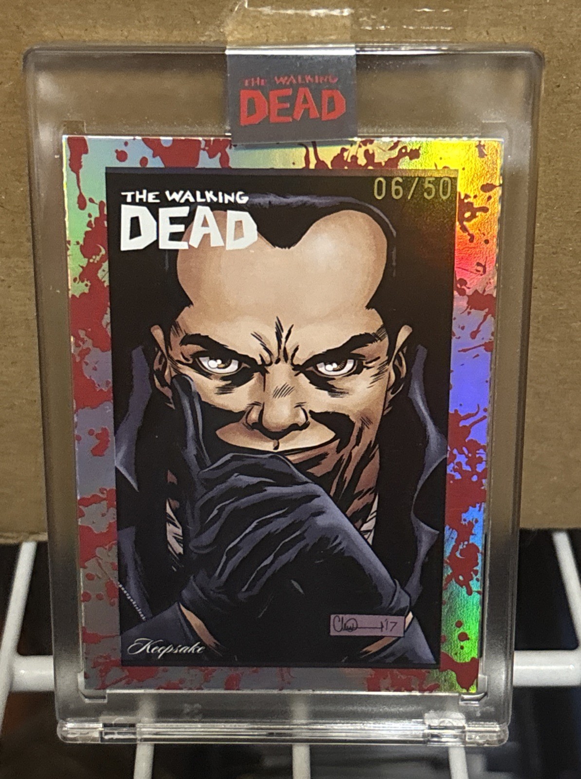 2026 The Walking Dead Spotlight Series Negan #34 06/50