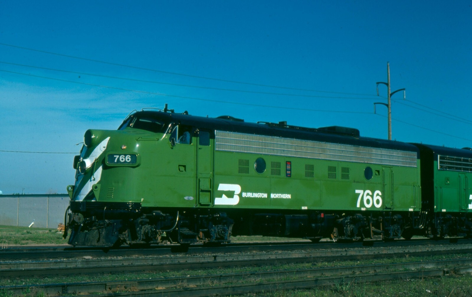 Burlington Northern BN EMD F9 No. 766 5 x 7 Photo