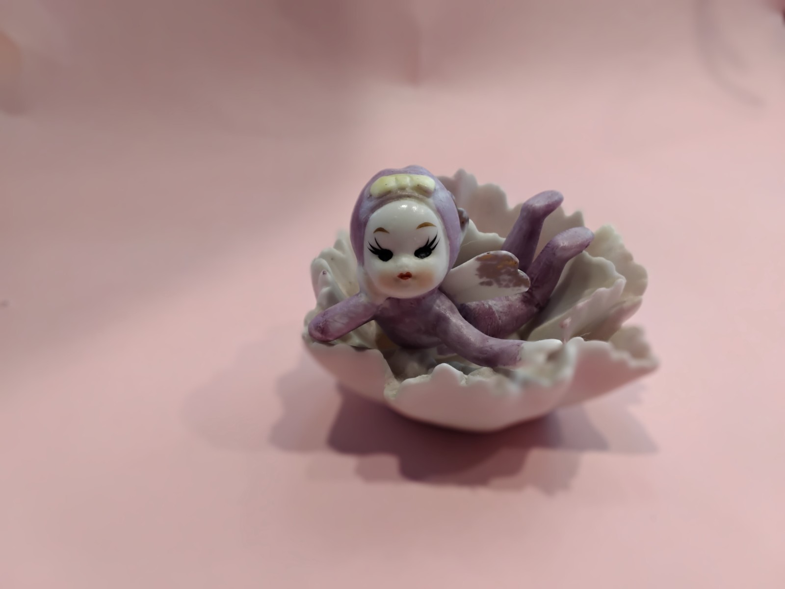 Napcoware Fairy Carnation January #C6948 purple pink coloring