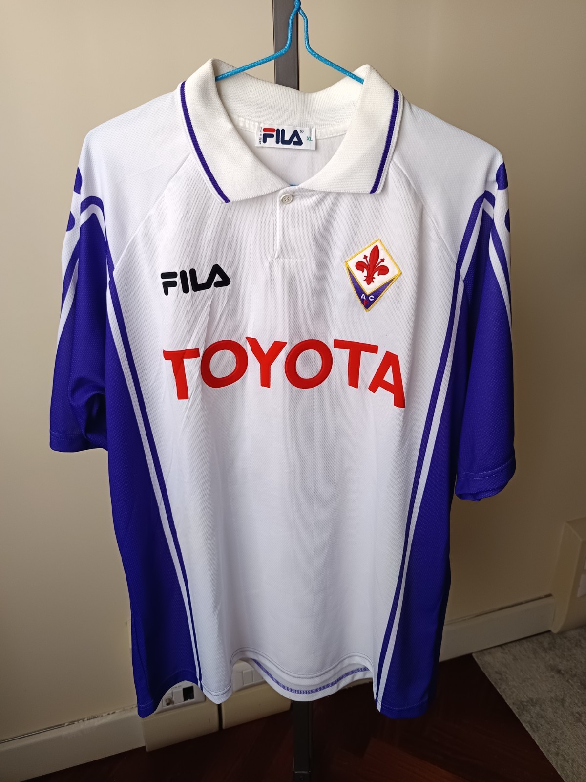 ACF Fiorentina 1999/2000,Predrag Mijatović,Maglia Player Issue Champions League ACF Fiorentina 1999/2000,Predrag Mijatović,Maglia Player Issue Champions League