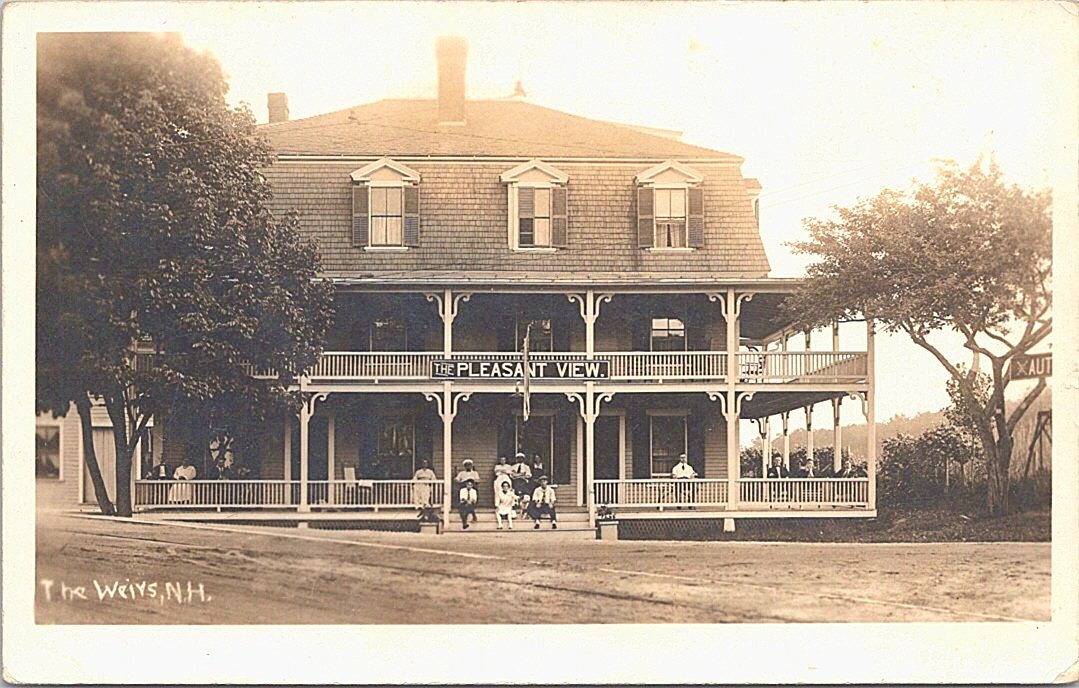 RPPC The Weirs, New Hampshire Pleasant View Hotel 1919