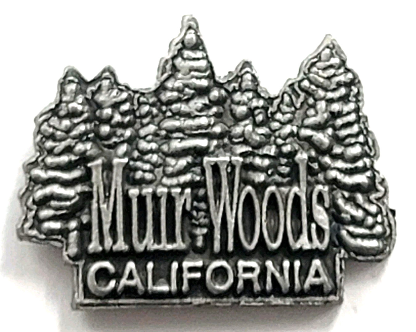 Muir Woods California Redwood Forest National Monument Silver Tone Souvenir Pin