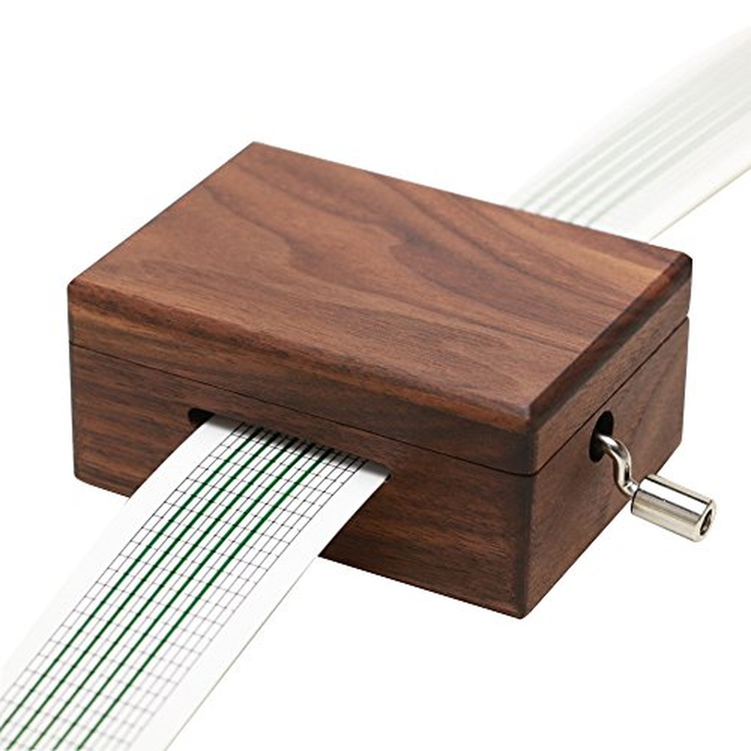 Youtang Vintage Walnut Wood Mechanism Musical Box Handcrank Music Box Gift (1... Youtang Vintage Walnut Wood Mechanism Musical Box Handcrank Music Box Gift (1...