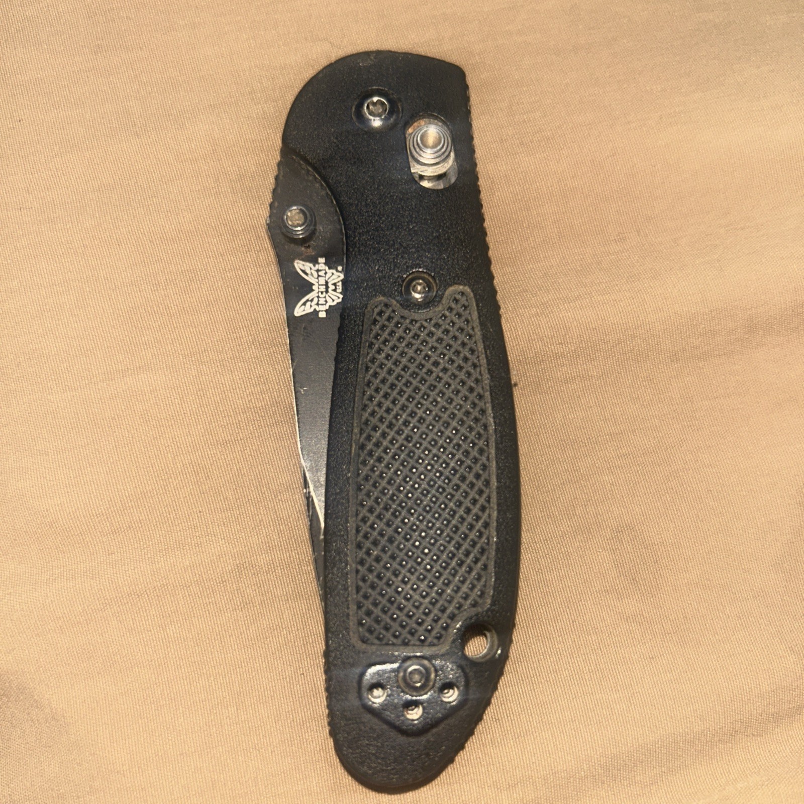 Benchmade 557 Mini Griptilian Tanto Black 154CM AXIS Lock Mel Pardue Knife Exc.
