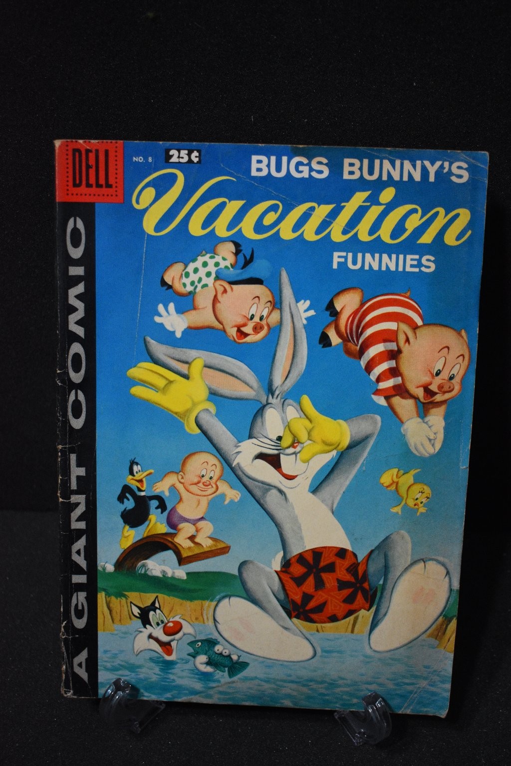 Bugs Bunny's Vacation Funnies No. 8 Dell Comics Silver Age Looney Tunes