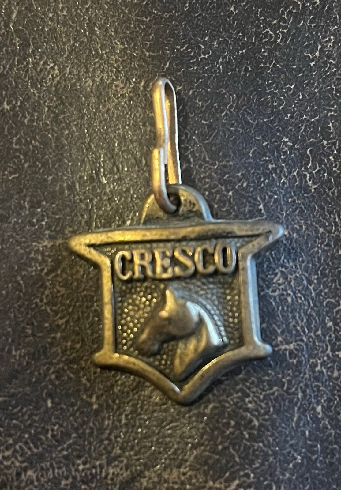 Vintage Cresco Advertising Zipper Pull Copper Platerd CharmCresco