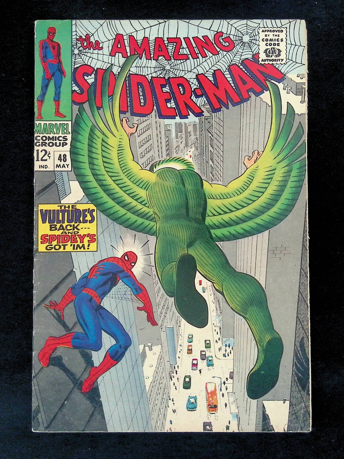 1969 Amazing Spider-Man 48 Vulture appearance Marvel