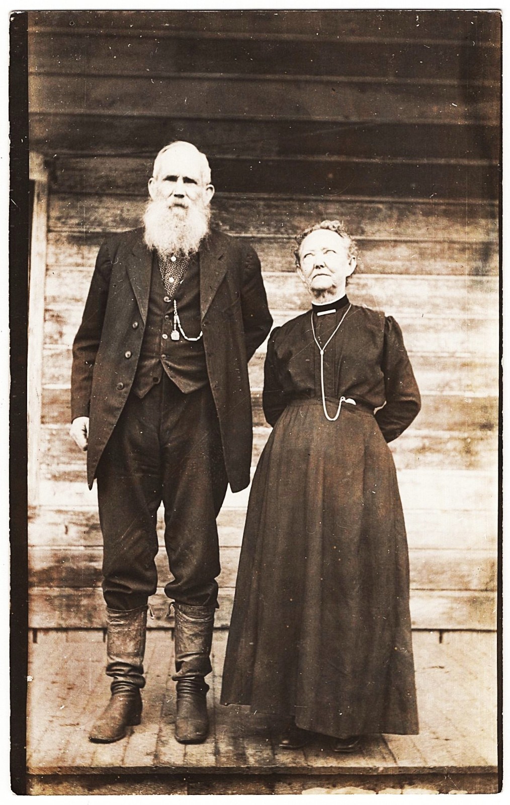 real photo Pioneer Pioneering Burns Family Polk County Oregon OR antique pc RPPC
