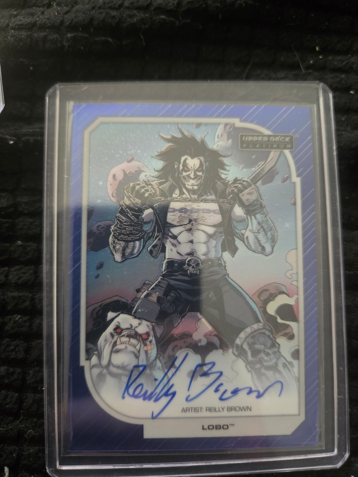 2026 Upper Deck Dc Platinum Blue Rainbow Auto /25 Lobo