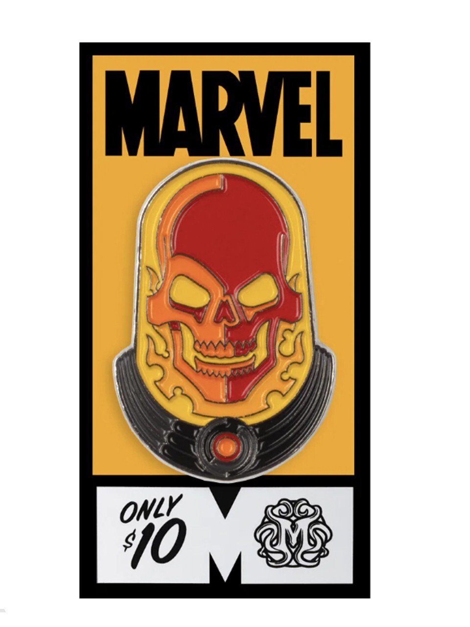 Mondo Cosmic Ghost Rider Enamel Pin SDCC Exclusive Tom Whalen Marvel 2021 New Mondo Cosmic Ghost Rider Enamel Pin SDCC Exclusive Tom Whalen Marvel 2021 New