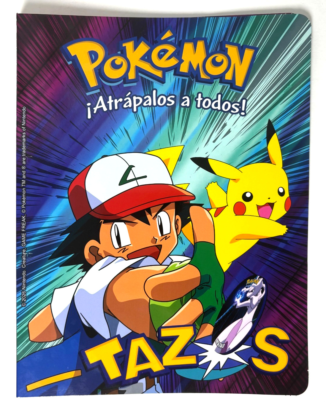 2026 TAZOS POKEMON ATTACKS Full Set 154/154 + Binder Collector Peru Pogs CELEBI