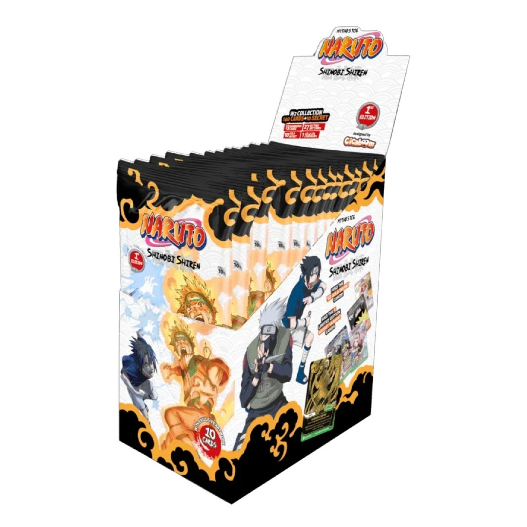 Naruto Mythos TCG: Shinobi Shiren Booster Box 1st edition Set 2 Sealed New