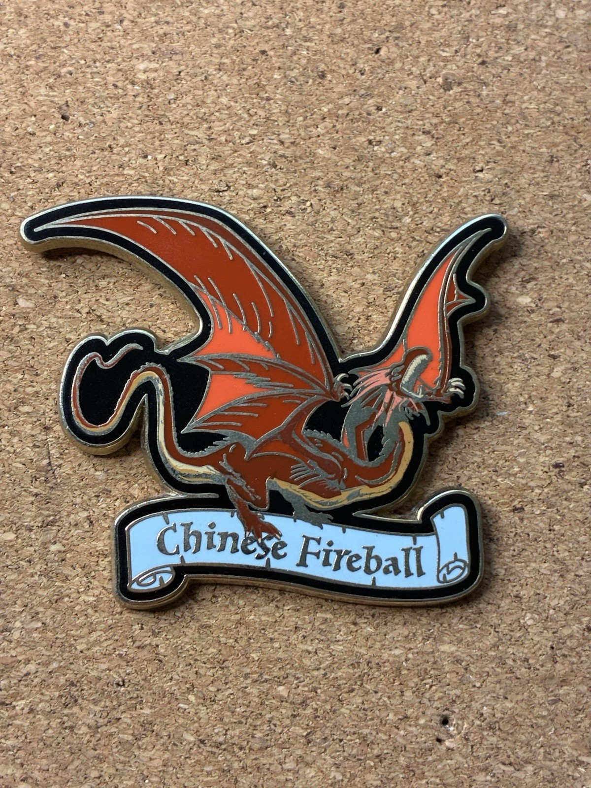 2009 Universal Studios Harry Potter Chinese Fireball Dragon Pin