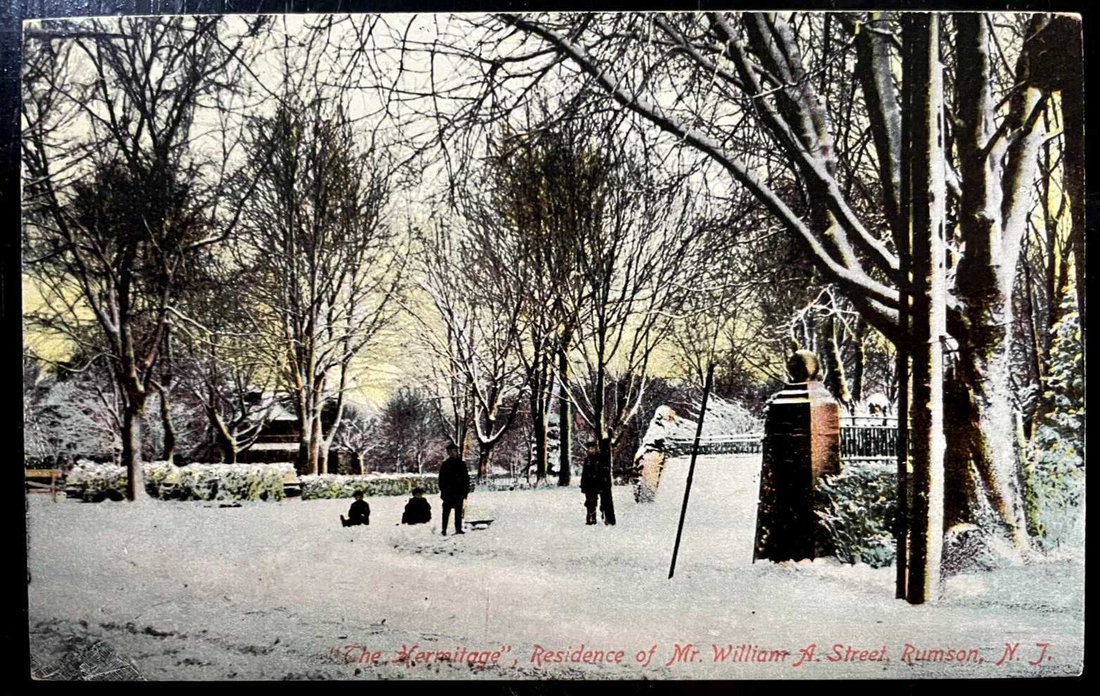 Vintage Postcard 1907-1915 The Hermitage, Rumson, New Jersey