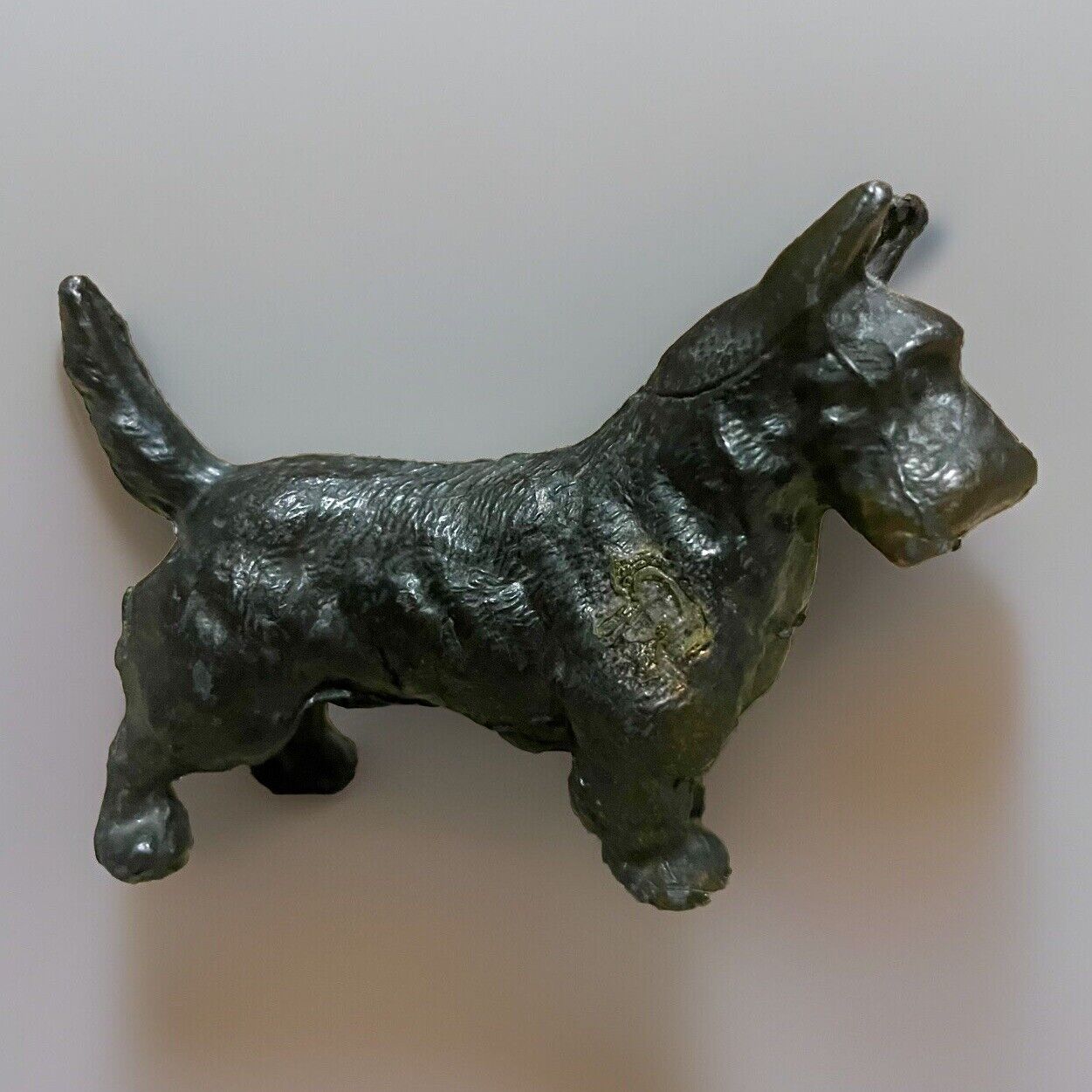 vintage cast iron Black / Bronze Scottie scottish terrier
