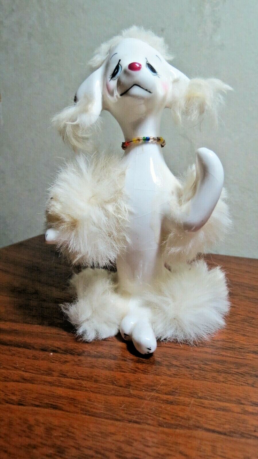 Fur Porcelain Japan Poodle Ucagco