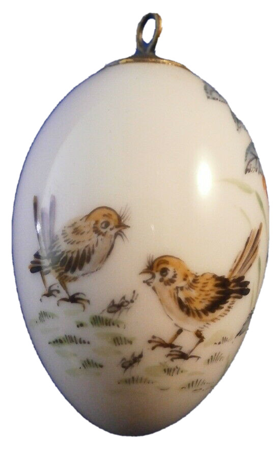 Vintage 20thC Meissen Porcelain Kakiemon Easter Egg Ornament Porzellan Ei German