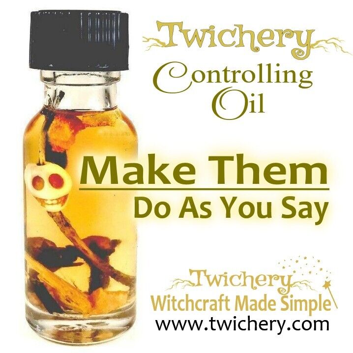 CONTROLLING OIL, Black Magic, Compel, Force, Hoodoo, Voodoo Pagan FROM TWICHERY