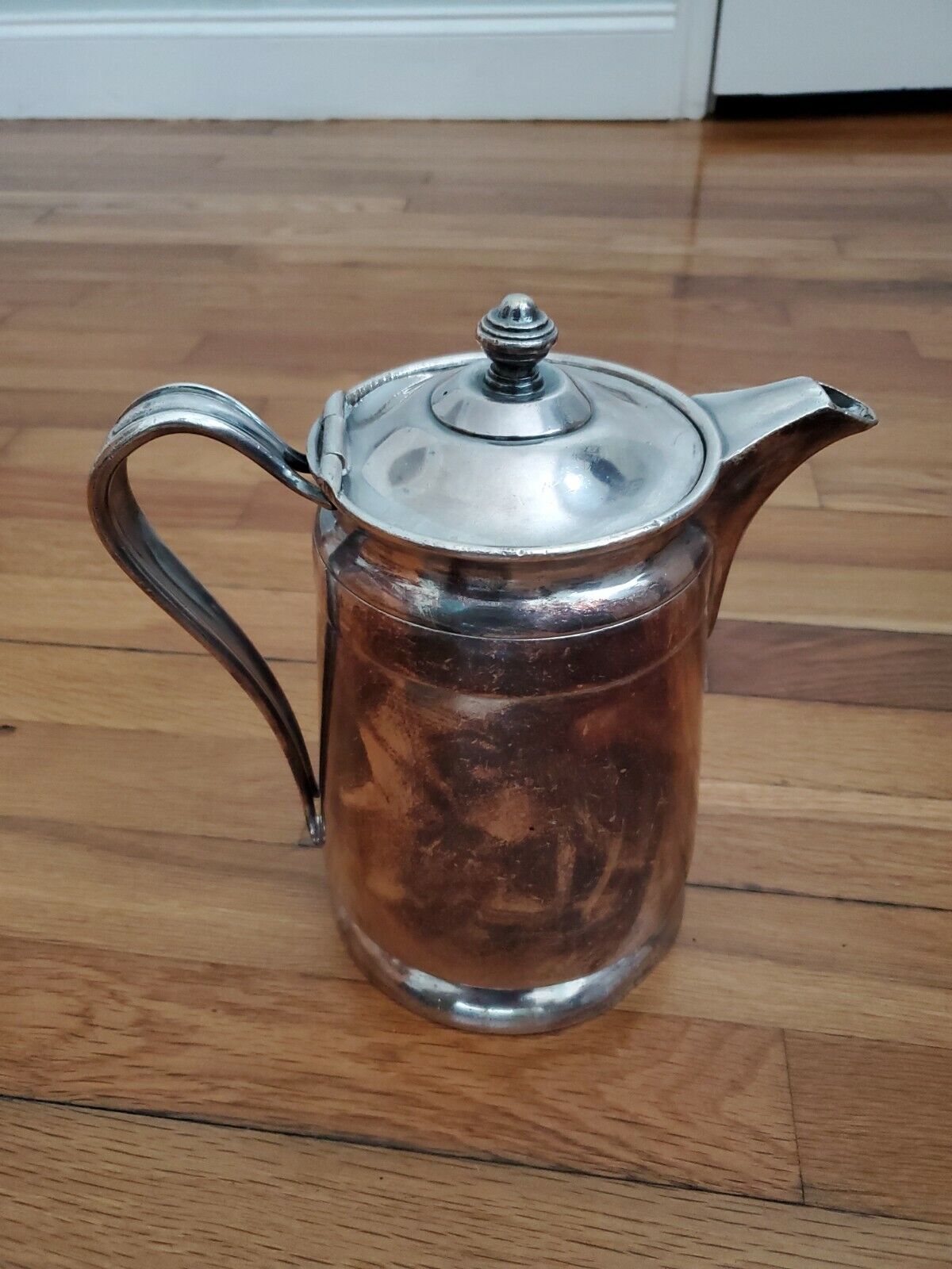 REED & BARTON SHERATON HOTEL Coffee Pot Teapot 188 Silvered Soldered 64oz 2847