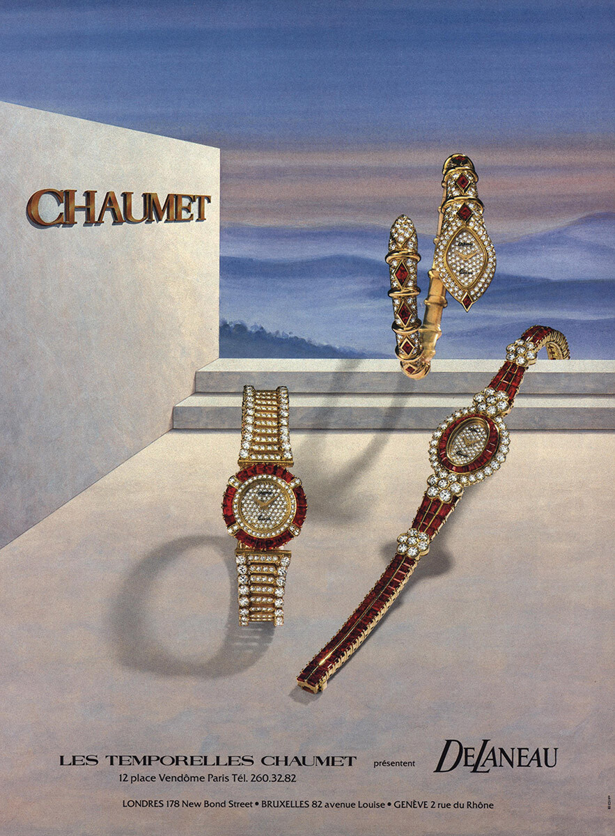 1984 Chaumet Jewelry: Watches Vintage Print Ad