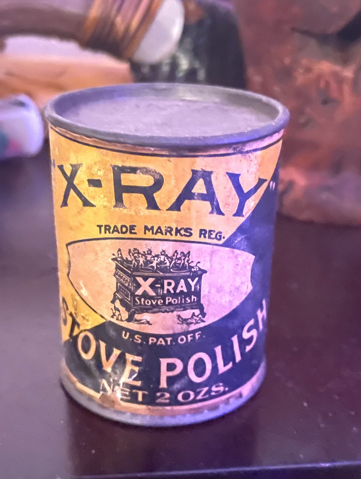1902 X-Ray Stove Polish J.L. Prescott Co. N.Y. 2 oz. 2.5” T 1902 X-Ray Stove Polish J.L. Prescott Co. N.Y. 2 oz. 2.5” T
