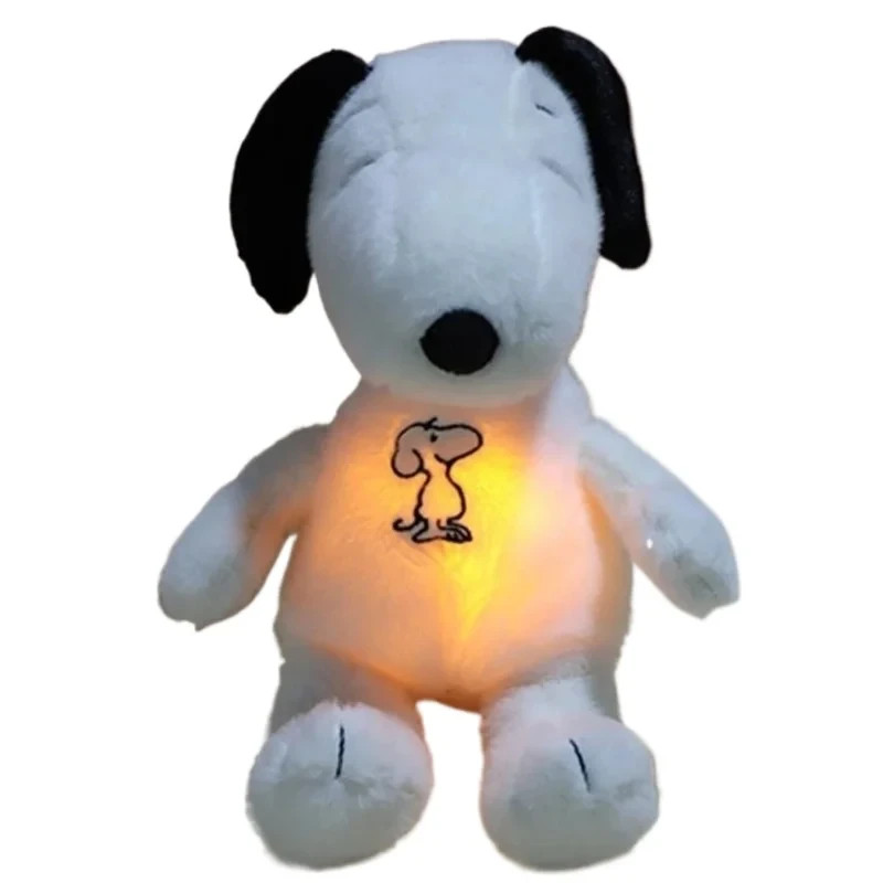 2026 Breathing Snoopy Glow Plush Toy with Relaxing Music – Perfect Bedtime Toy