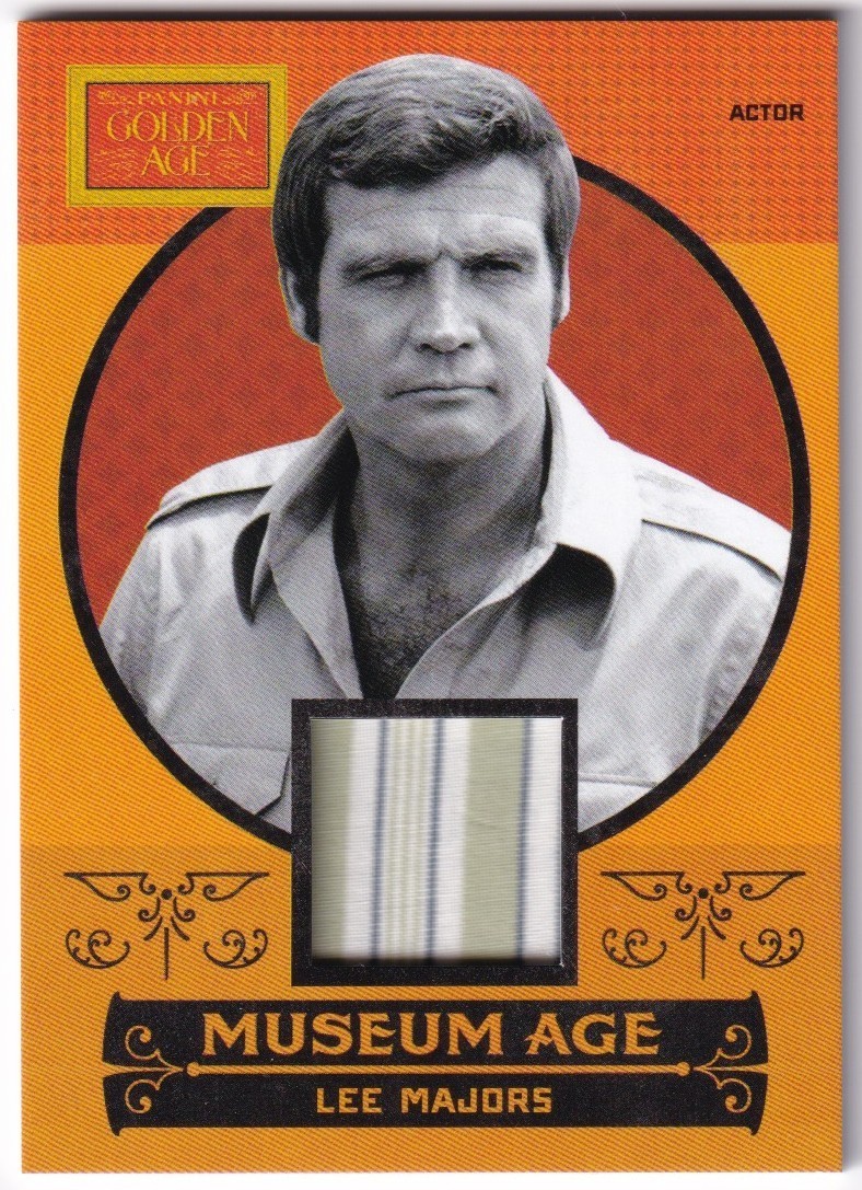 2014 Panini Golden Age Lee Majors Museum Age Material Memorabilia Relic Card #25