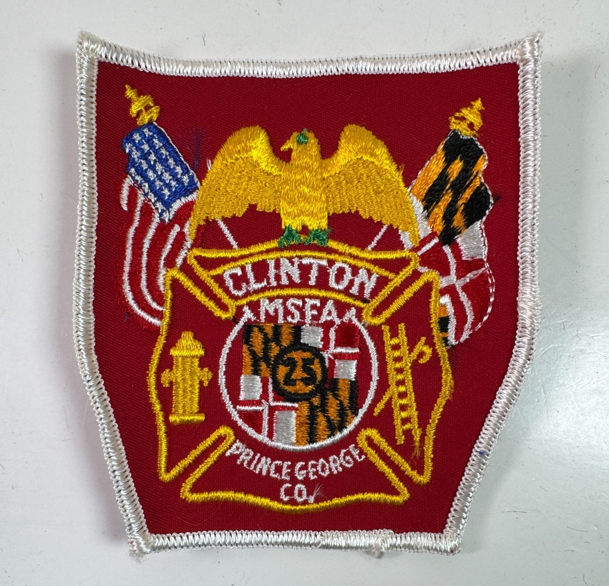 Clinton Maryland Fire Prince George County Patch LL6D