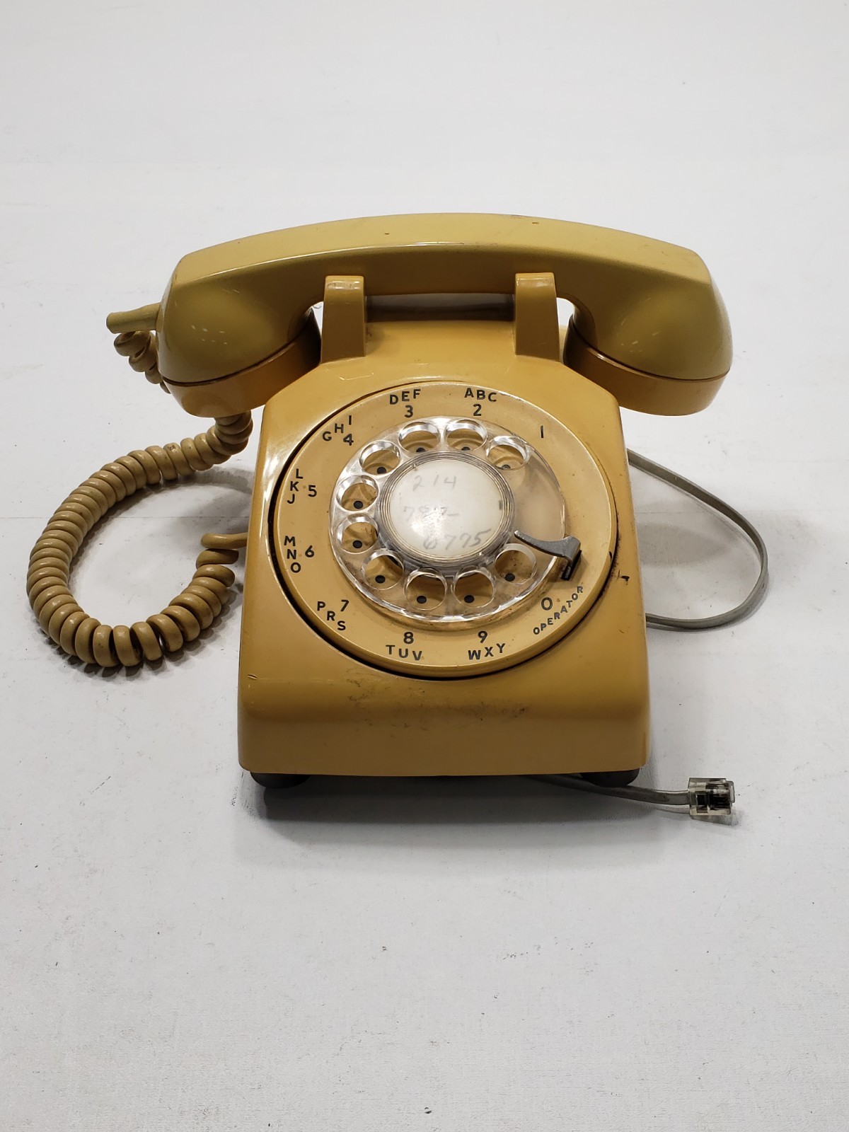Vintage Stromberg-Carlson Rotary Dial Telephone Beige Harvest Gold 1970s Phone
