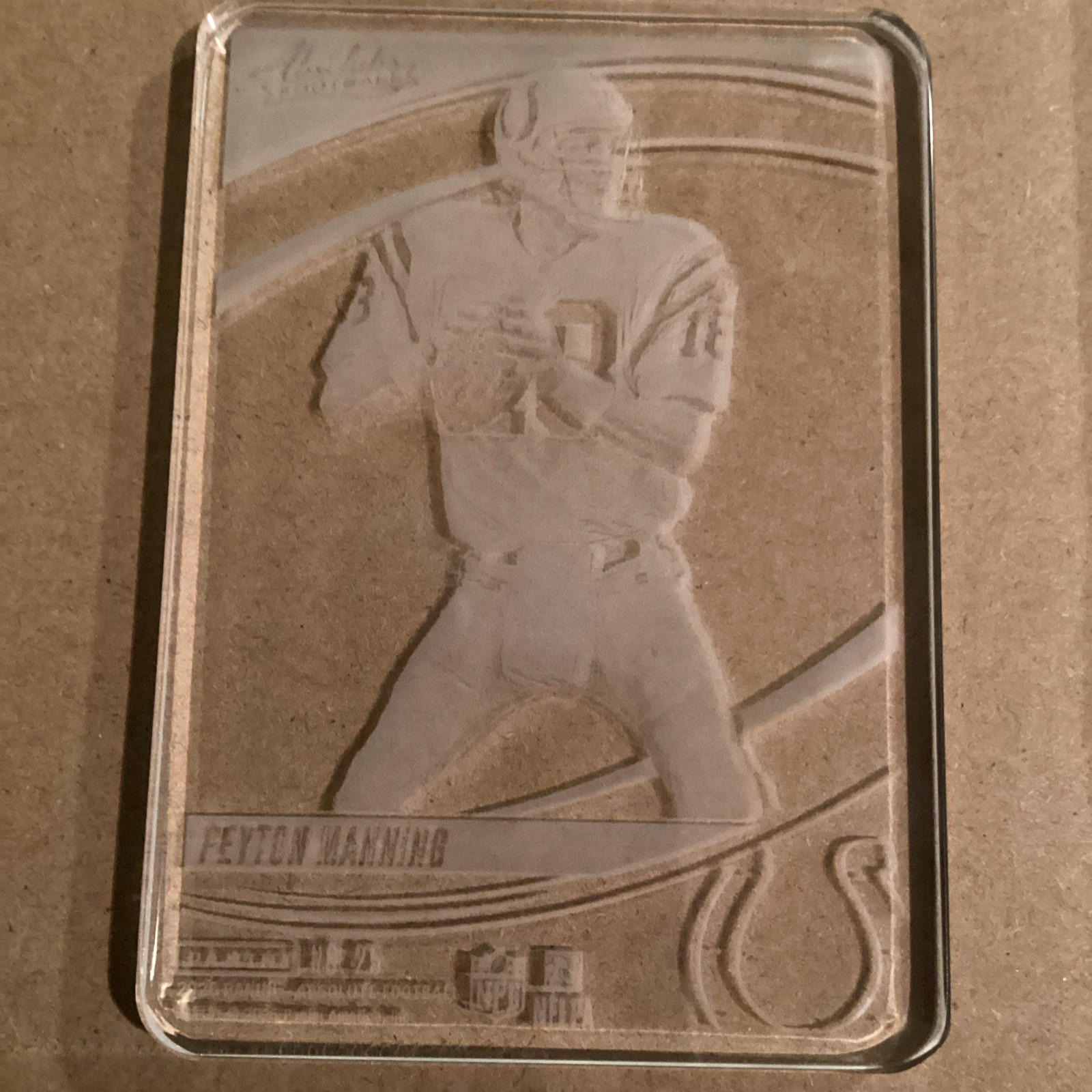 Panini 2025 no. 5 Absolute Authentic Peyton Manning Indianapolis Colts Glass 