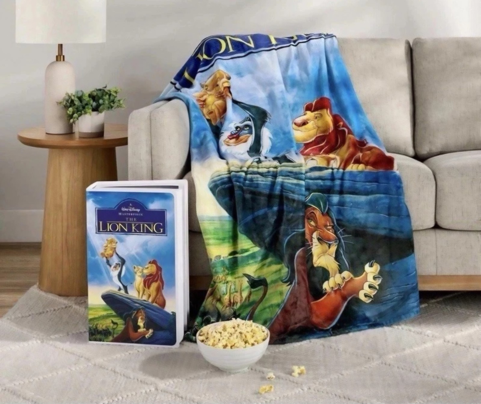 Disney Classic VHS Boxed Silk Touch Throw Blanket 50