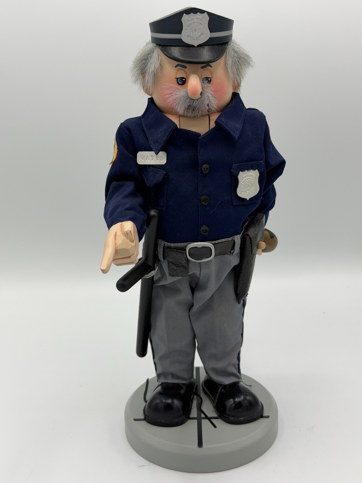 1999 Zim's Heirloom Collectibles- Donut Shop Cop Policeman Nutcracker 13
