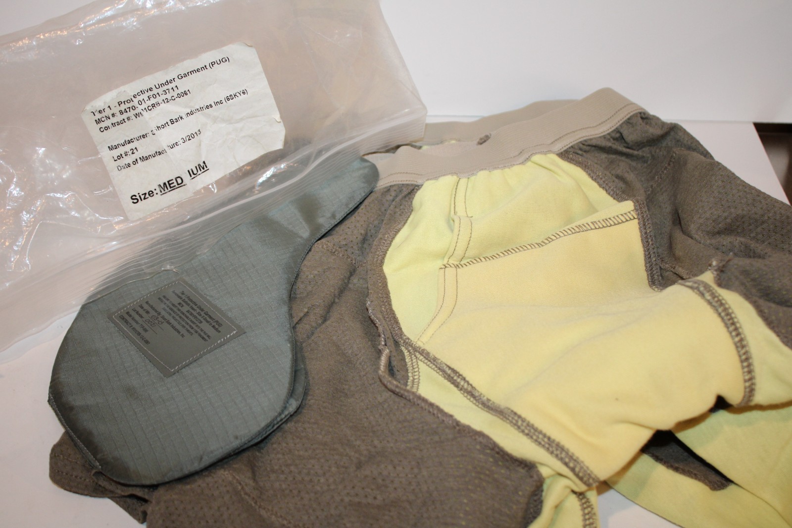 Lot of 3 USGI Tier 1 Protective Under Garment PUG Shorts Medium New NIP