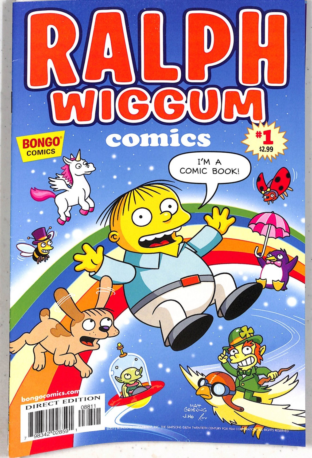 Bongo Comics Simpsons Ralph Wiggum Comics #1 (Actual Scans Nice)