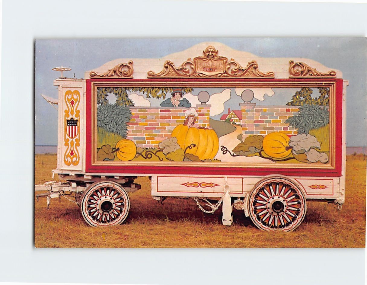 Postcard Hagenbeck-Wallace Circus Tableau Circus World Museum Baraboo Wisconsin